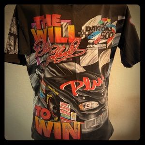 Dale earnhardt nascar vintage all over print tee